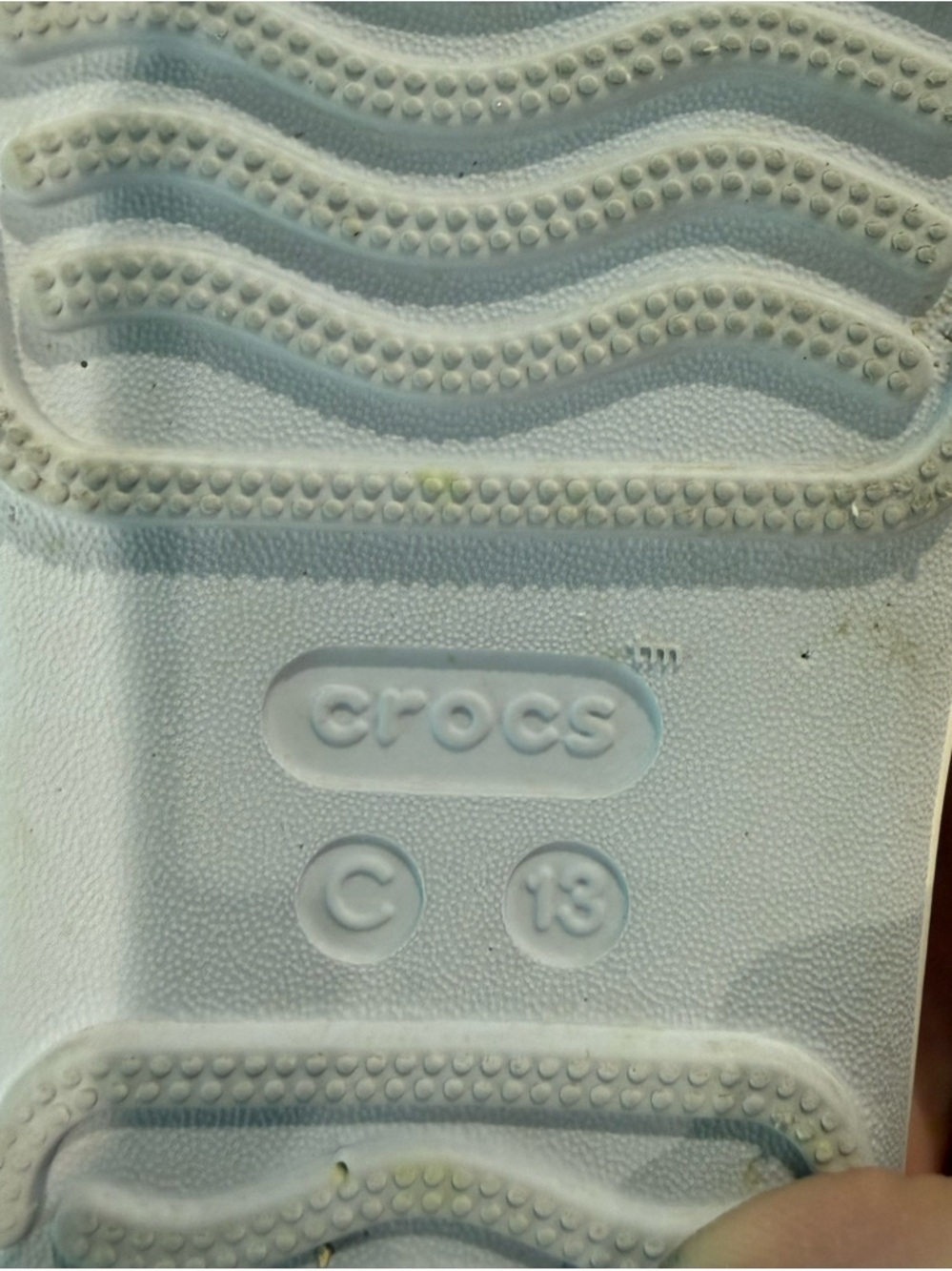 CROCS Crocband Cruiser Sandal in size C13 Excellent Condition - Picture 3 of 7